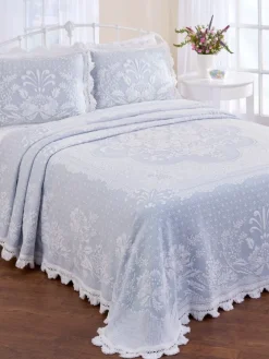 Abigail Adams Cotton Matelasse Bedspread or Pillow Sham
