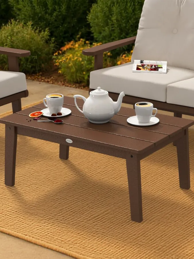 All-Weather Poly Outdoor Coffee Table