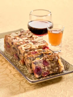 Amaretto and Brandy Fruitcake Loaf, One Pound