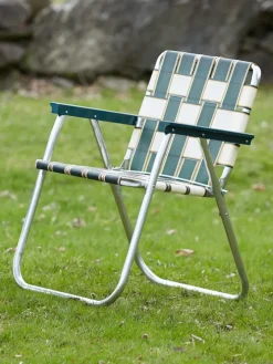 American-Made Classic Webbed Folding Lawn Chair
