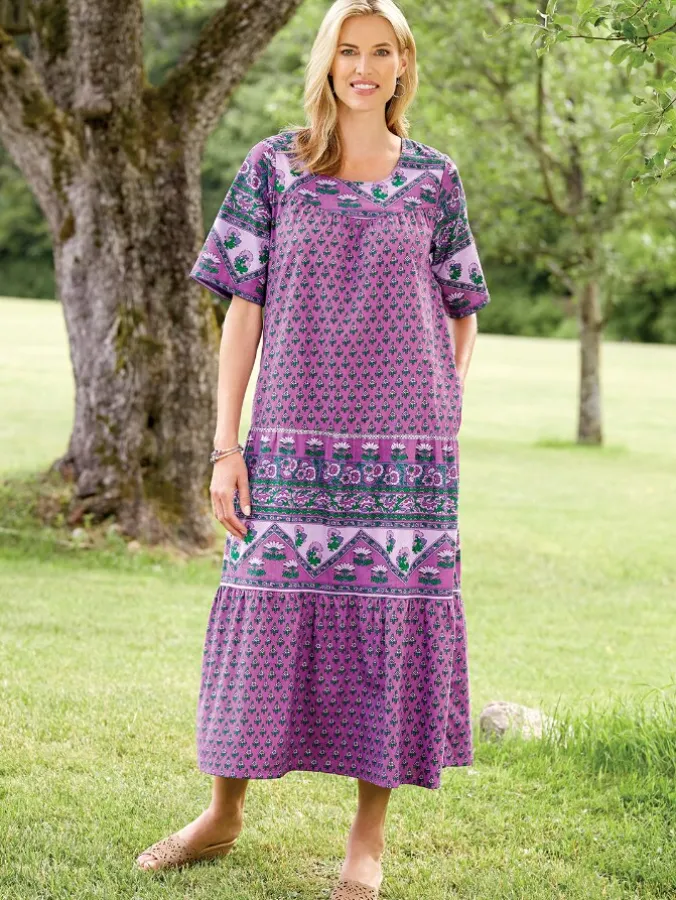 Ankle-Length Cotton Muumuu
