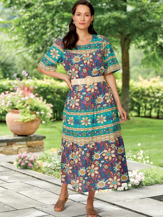 Ankle-Length Cotton Muumuu