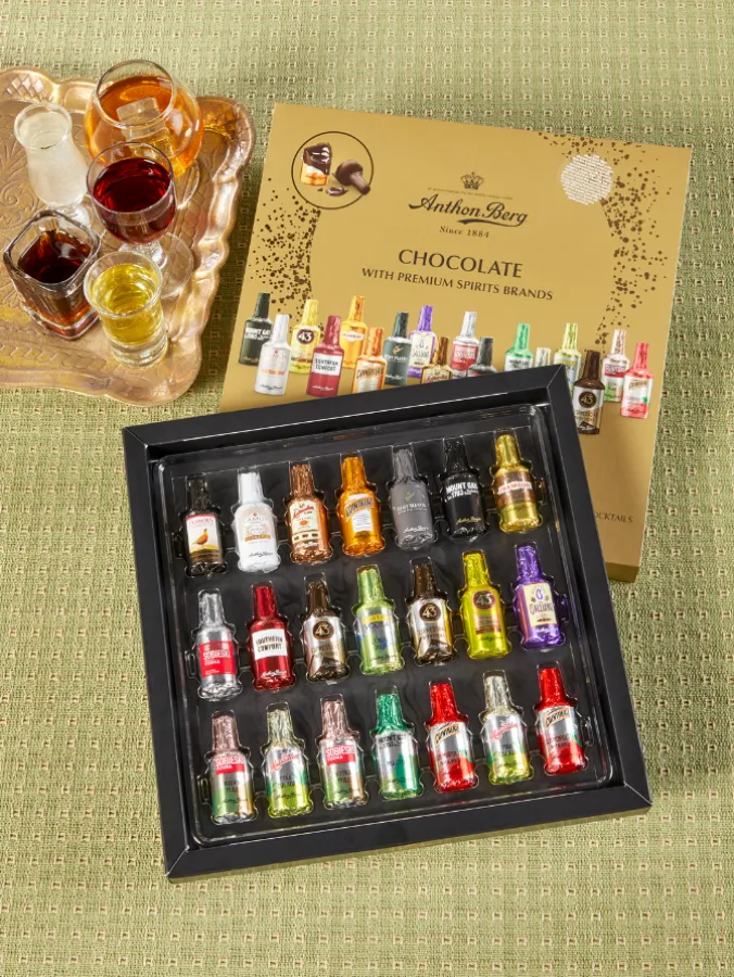 Anthon Berg Chocolate Liqueur Bottle Variety Collection