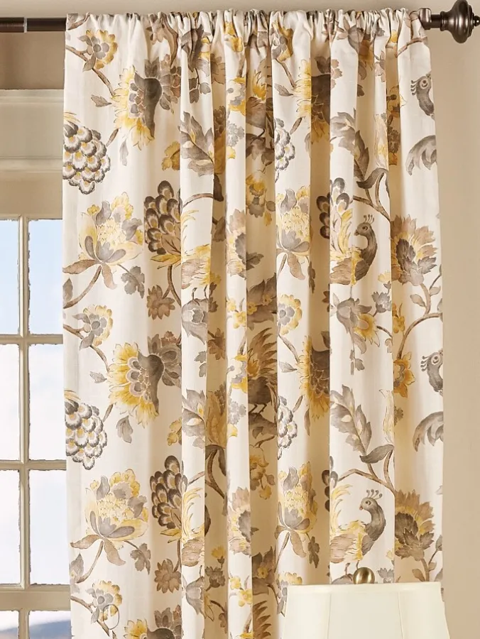 Arianna Lined Rod Pocket Curtains by Country Curtains®