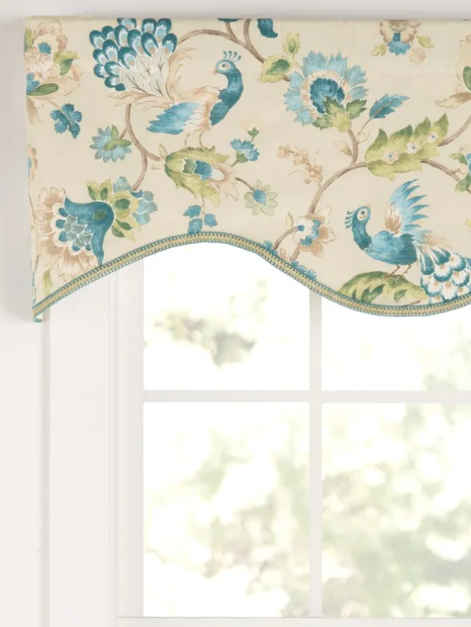 Arianna Lined Rod Pocket M-Shaped Valance by Country Curtains®