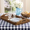 Artisan Kitchen Rattan Serving Tray