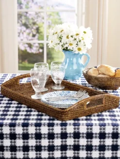 Artisan Kitchen Rattan Serving Tray
