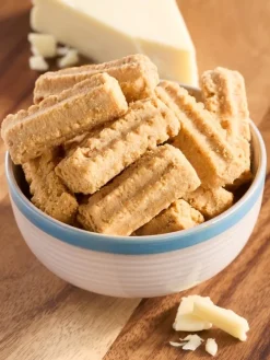 Asiago Cheese Straw Crackers, 8 Ounce Box