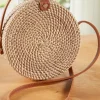 Bali Circle Rattan Bag