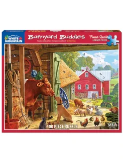 Barnyard Buddies Jigsaw Puzzle, 500 Piece
