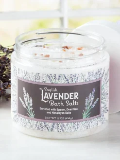 Bath Bliss Aromatherapy Mineral Bath Salts, 16 Ounce Jar