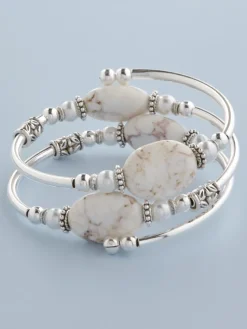 Beaded Coil Bracelet