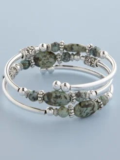 Beaded Coil Bracelet