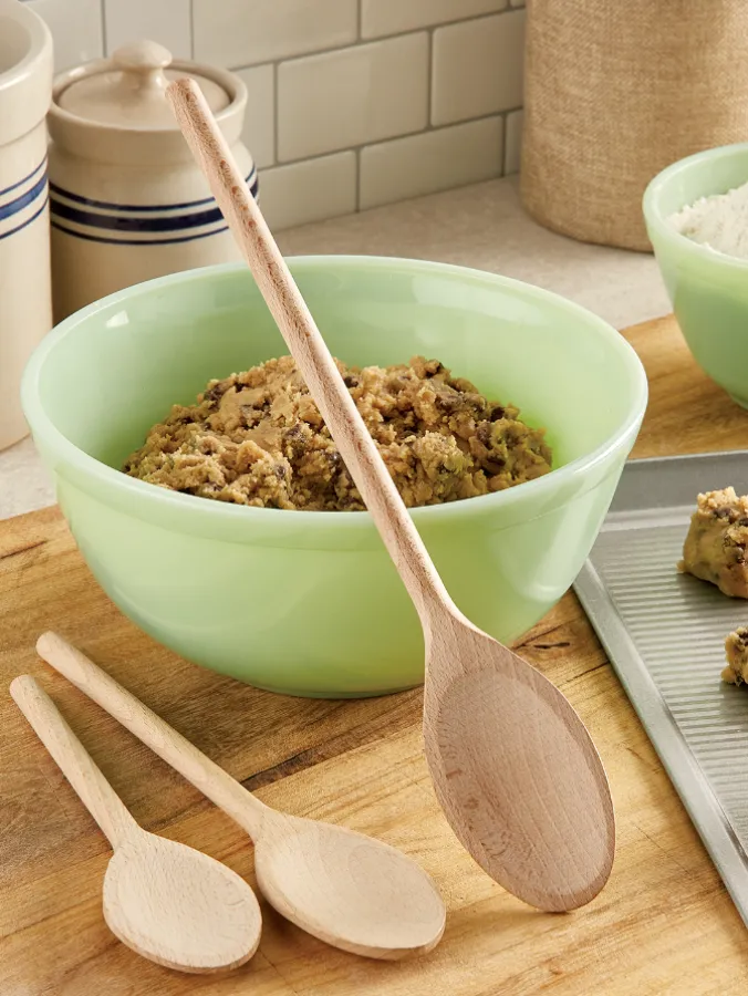 Beechwood Three-Piece Wooden Spoon Set