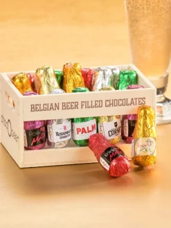 Belgian Beer Filled Chocolate Bottles