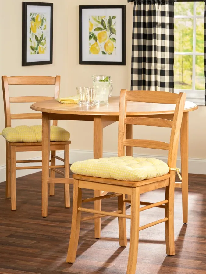 Bennington Solid Wood Ladder-Back Chair, Set of 2
