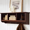 Benton Solid Wood Shelf With Hooks