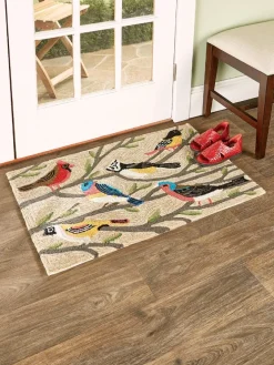 Birds of a Feather Indoor/Outdoor Rug and Doormat