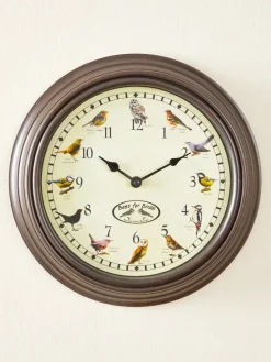 Bird Sounds Wall Clock