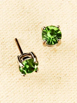 Birthstone Stud Earrings