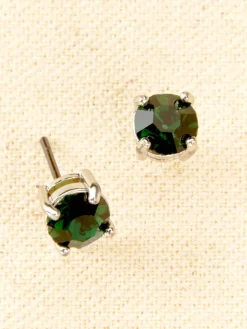Birthstone Stud Earrings