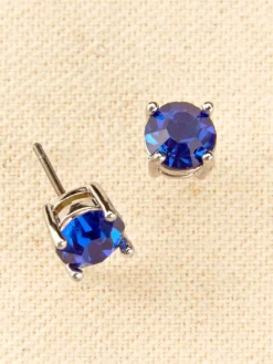 Birthstone Stud Earrings