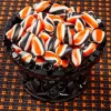 Black and Orange Hard Candy Twists, 1.5 Pound Bag