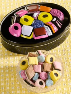 Black Liquorice Allsorts, 14 Ounce Tin