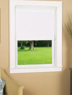 Blackout Cordless Cotton-Blend Roller Shade