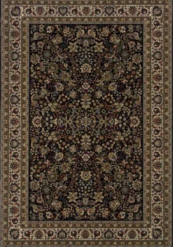 Black Waterford Indoor/Outdoor Area Rug