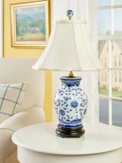 Blue and White Porcelain Vase Table Lamp