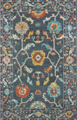 Blue Landgrove Hand-Tufted Wool Area Rug