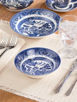 Blue Willow Fruit Bowls, Set of 4