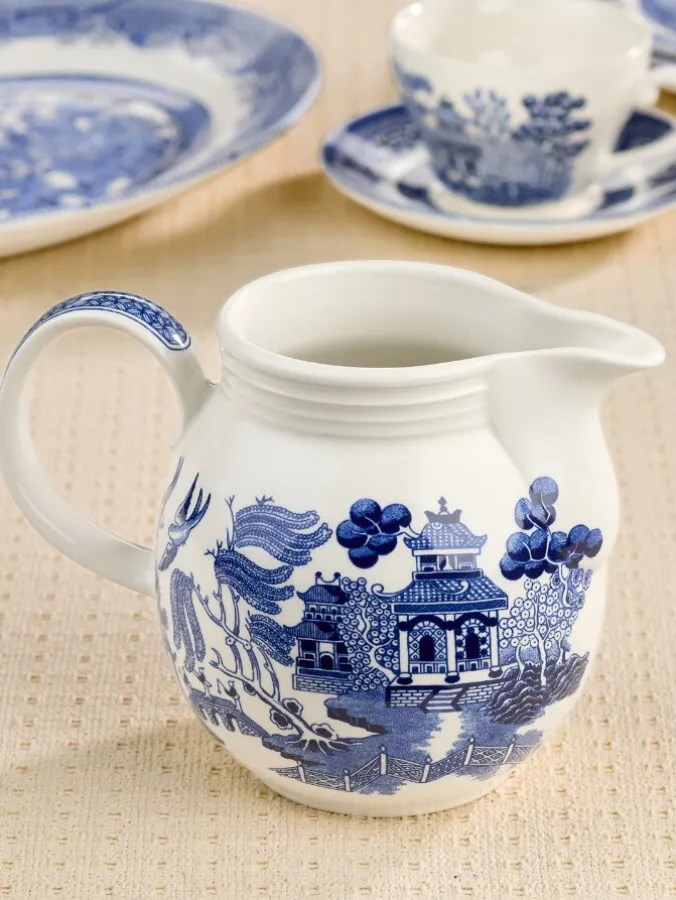 Blue Willow Milk Jug