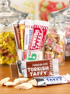 Bonomo Turkish Taffy Nostalgic Candy, 8 Pack
