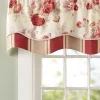 Brighton Rose Lined Layered Scalloped Valance