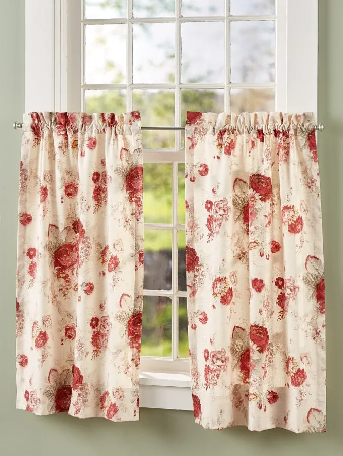 Brighton Rose Rod Pocket Tiers