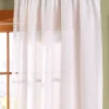 Brushed Fringe Rod Pocket Curtains