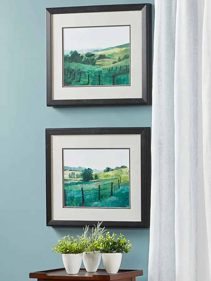 Bucolic Vista Art Print, Set of 2