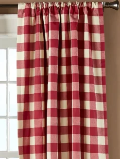 Buffalo Check Rod Pocket Curtains by Country Curtains®