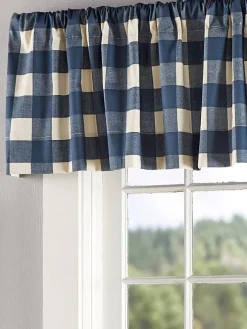 Buffalo Check Rod Pocket Tailored Valance by Country Curtains®