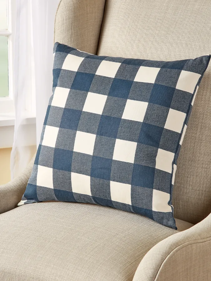 Buffalo Check Throw Pillow by Country Curtains®