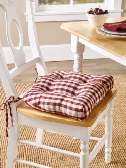 Cabin Check Chair Cushion