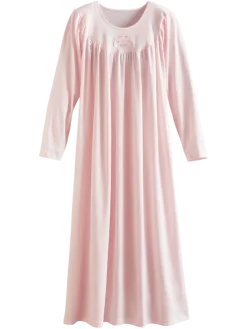 Calida Soft Cotton Long-Sleeve Nightgown