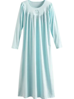Calida Soft Cotton Long-Sleeve Nightgown
