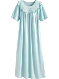 Calida Soft Cotton Short-Sleeve Nightgown
