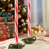 Candy Cane Taper Candle, Set of 2