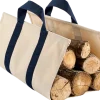 Canvas Log Carrier
