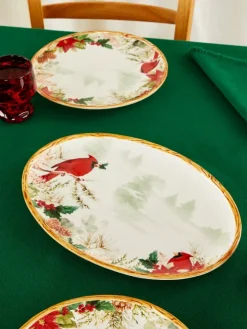 Cardinal Oval Ceramic Serving Platter