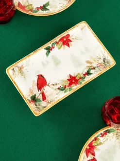 Cardinal Rectangle Ceramic Serving Tray